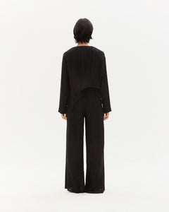 Maro Pleated Pants Black