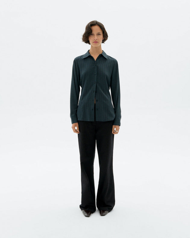 Hermione Straight Pants Black