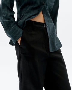 Hermione Straight Pants Black