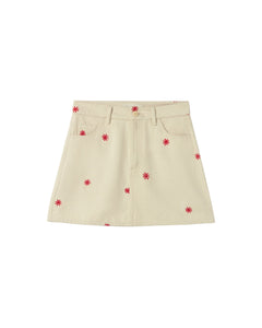 Kimmy Mini Skirt Sol White