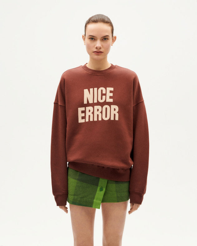 Nice Error Jimena Sweatshirt Brown