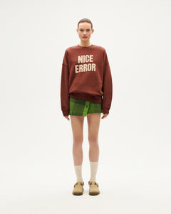 Nice Error Jimena Sweatshirt Brown