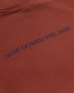 Here Comes The Sun Sweatshirt Brown