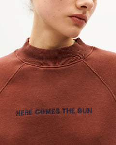 Here Comes The Sun Sweatshirt Brown