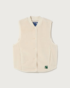 Jay Fleece Vest Ivory