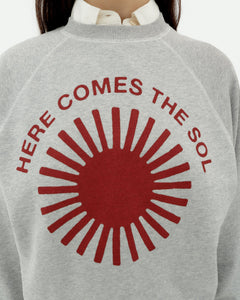 Bonnie Retro Sun Sweatshirt Grey