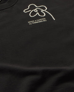 Jimena Oversize Sweatshirt Hand Embroidered flower