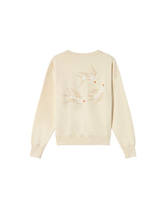Jodie Hand Embroidered Bird Sweatshirt