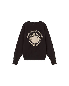 Bonnie Sweatshirt Black Retro Ecru Sun