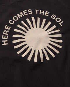 Bonnie Sweatshirt Black Retro Ecru Sun