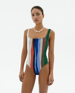Amalfi Swimsuit River Stripes Multicolor