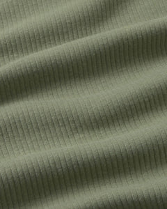Aine Turtleneck Top Green Hemp