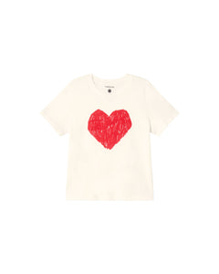 Ida Heart T-Shirt White