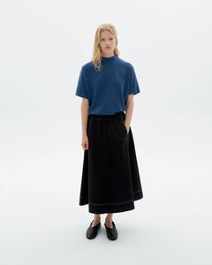 Aidin Thick Hemp T-Shirt Dark Blue