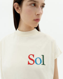 Volta Sun Type T-Shirt White