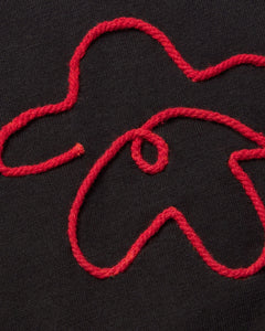 Volta T-Shirt Hand Embroidered Flower