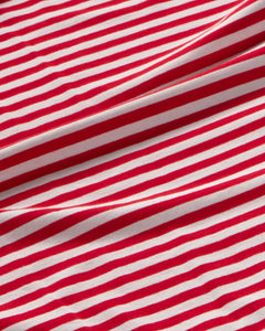 Emily R Long Sleeve Striped T-Shirt Red/White