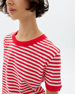 Zowi R T-Shirt Striped Red