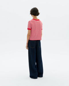 Zowi R T-Shirt Striped Red