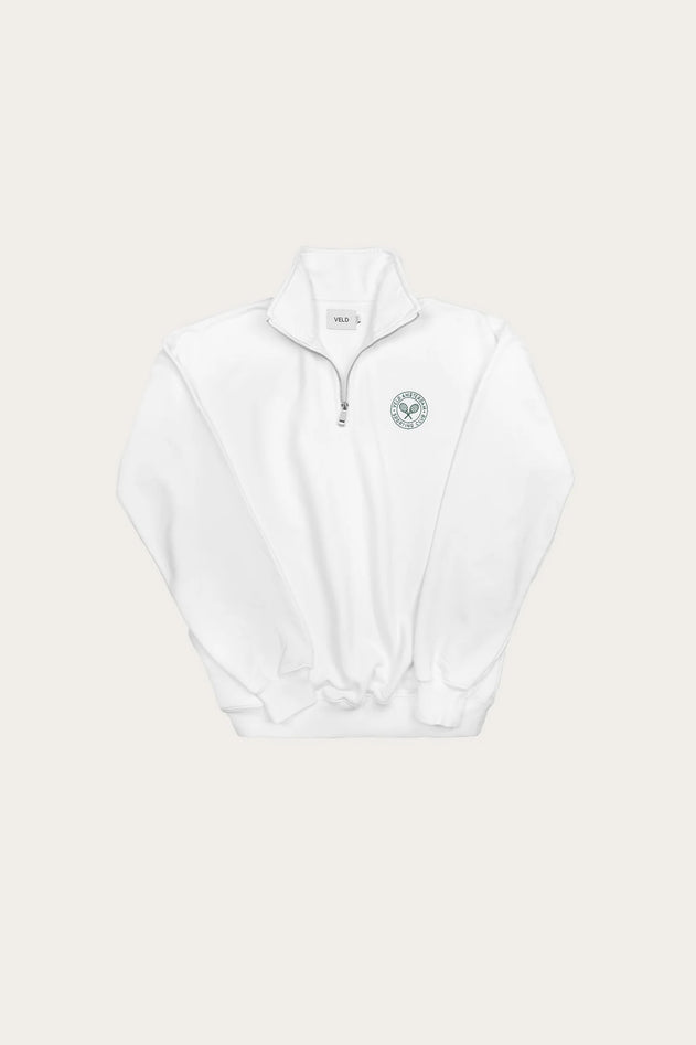 Runyon Sporting Club Quarter-Zip White