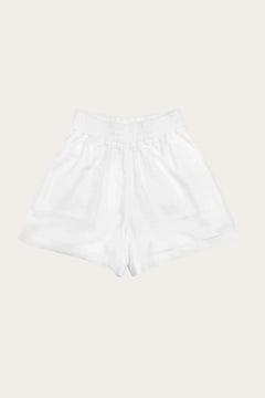 Calabasas Linen Shorts White