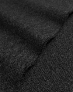 Woven Merino Wool Scarf Anthracite