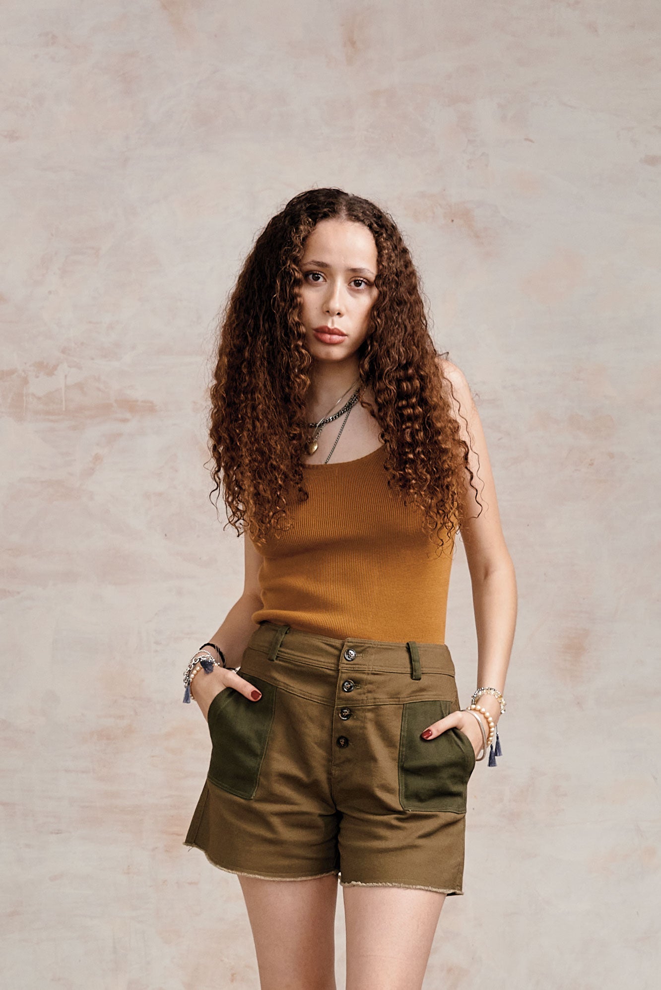 Yana Organic Cotton Top Camel