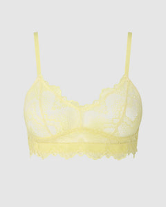 Lace Balconette Light Yellow
