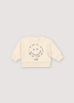 Baby's Happy Place Sweater SmileyWorld® White