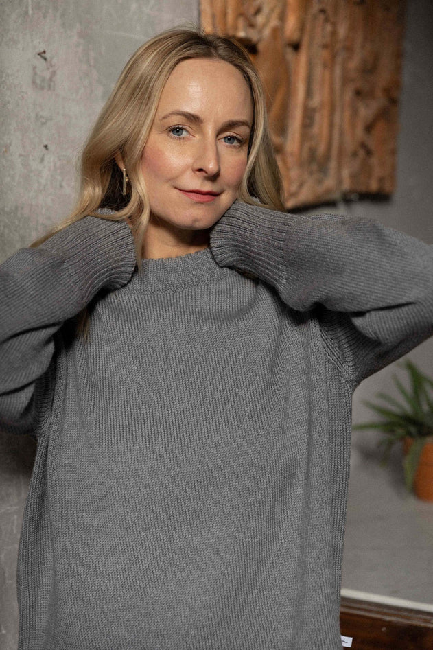 Marina Merino Jumper Grey