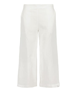 Culottes Linen Trousers Coconut Milk White