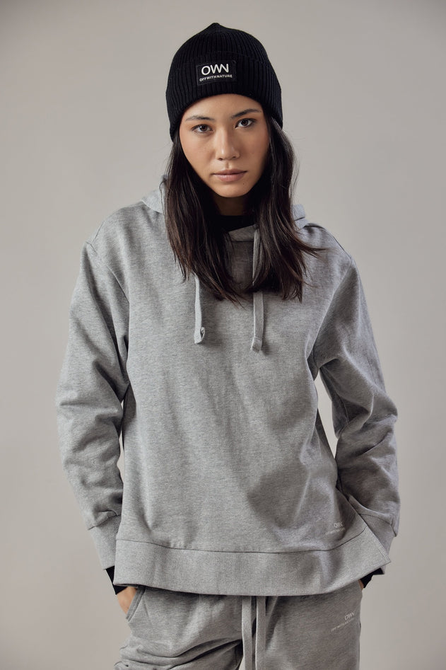 Women's Hoodie With Side Slits