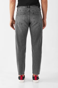 Rise Relaxed Tapered Basic Jeans Vintage Grey