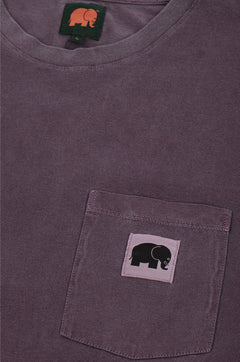 Garza Pigment Dyed T-Shirt Sunset Purple