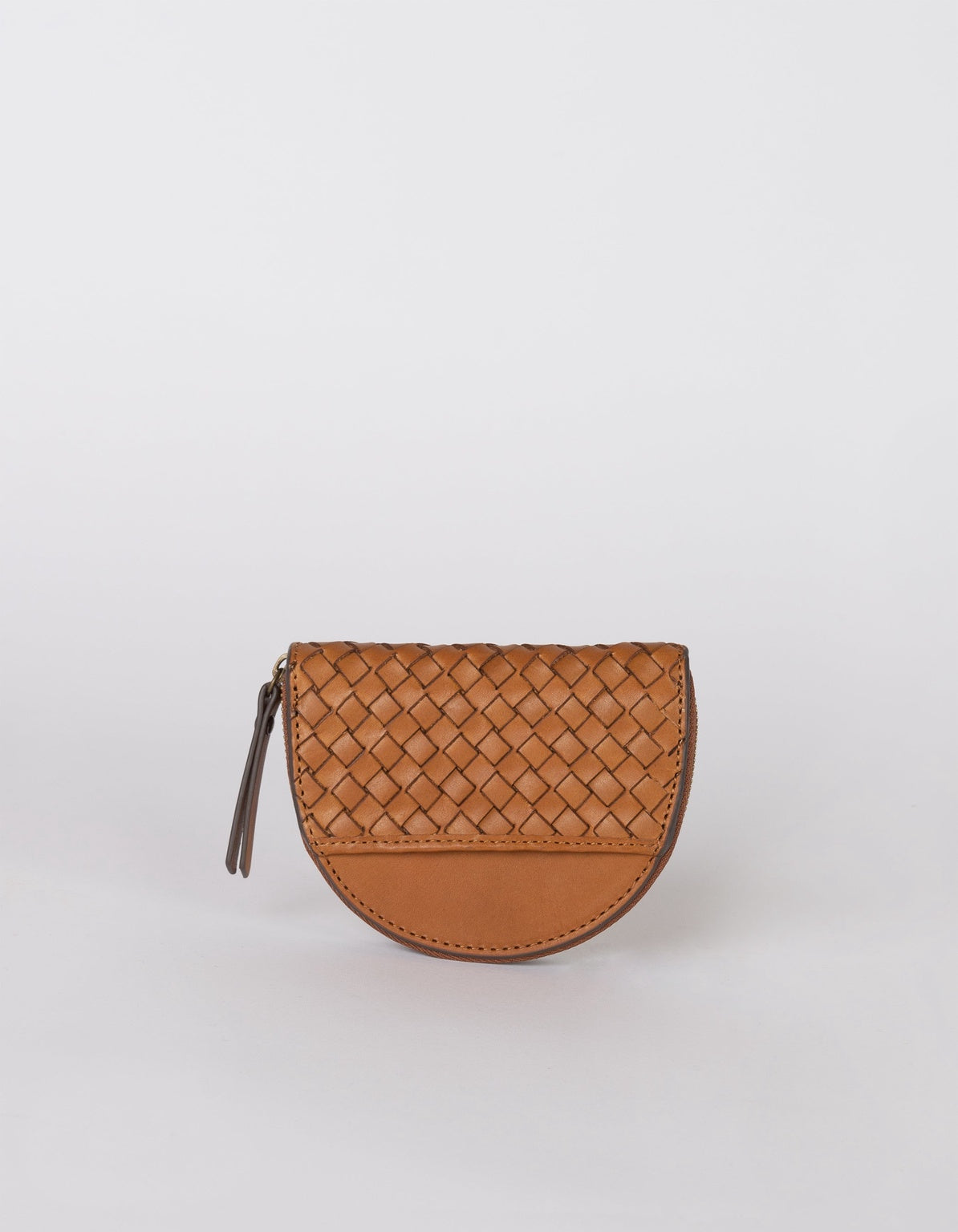 Laura Kolikkokukkaro Cognac Woven
