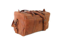 Leather Duffle Bag Mod 144 Heritage Brown
