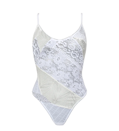 Bouquet Lace Patchwork Bodysuit