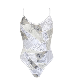 Bouquet Lace Patchwork Bodysuit