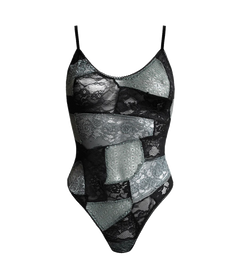 Bouquet Lace Patchwork Bodysuit