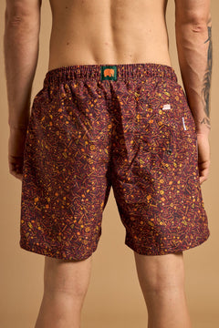 Dogtown SEAQUAL®YARN Swim Trunks Red