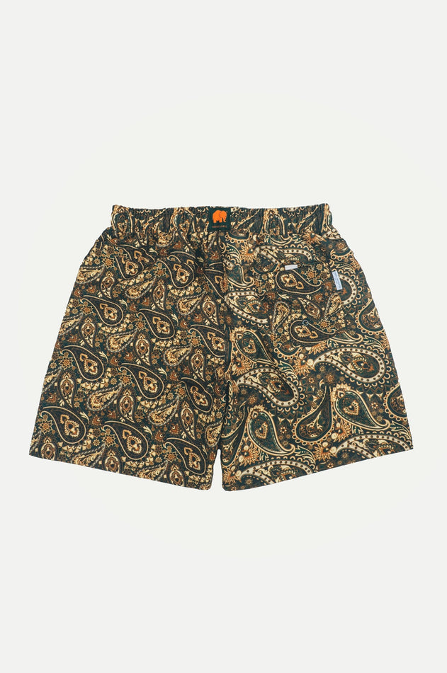 Forest Paisley SEAQUAL®YARN Swim Trunks