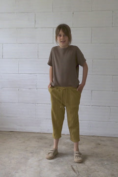 Kids' Hallow Waffle Pants Mustard