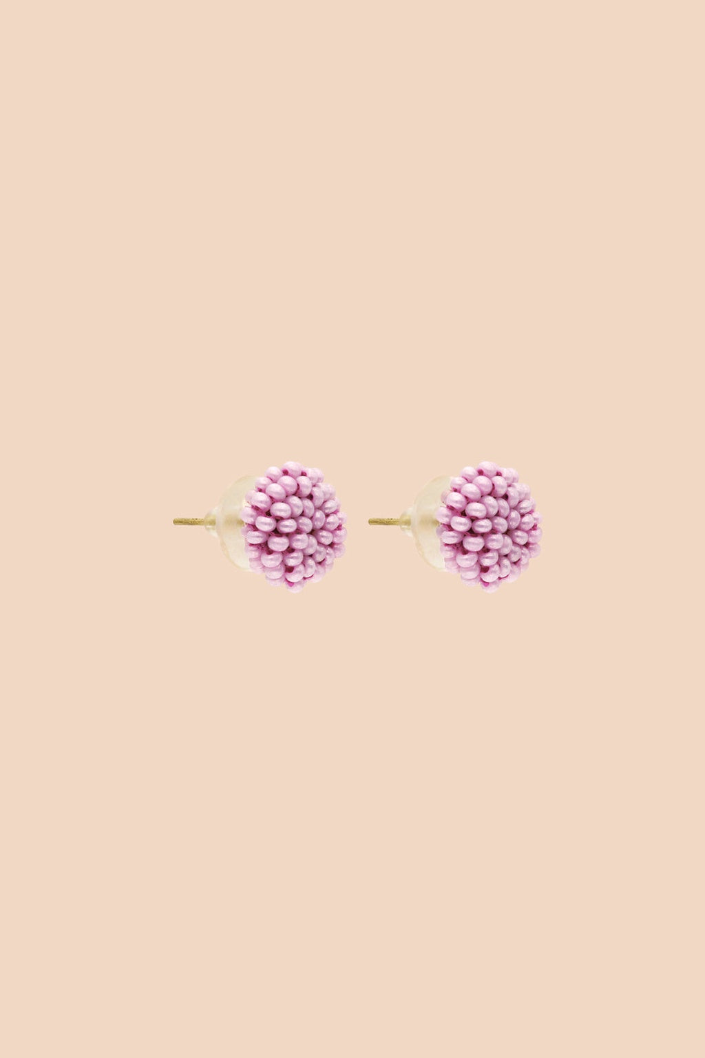 Gemma Earrings, Pearl Lilac