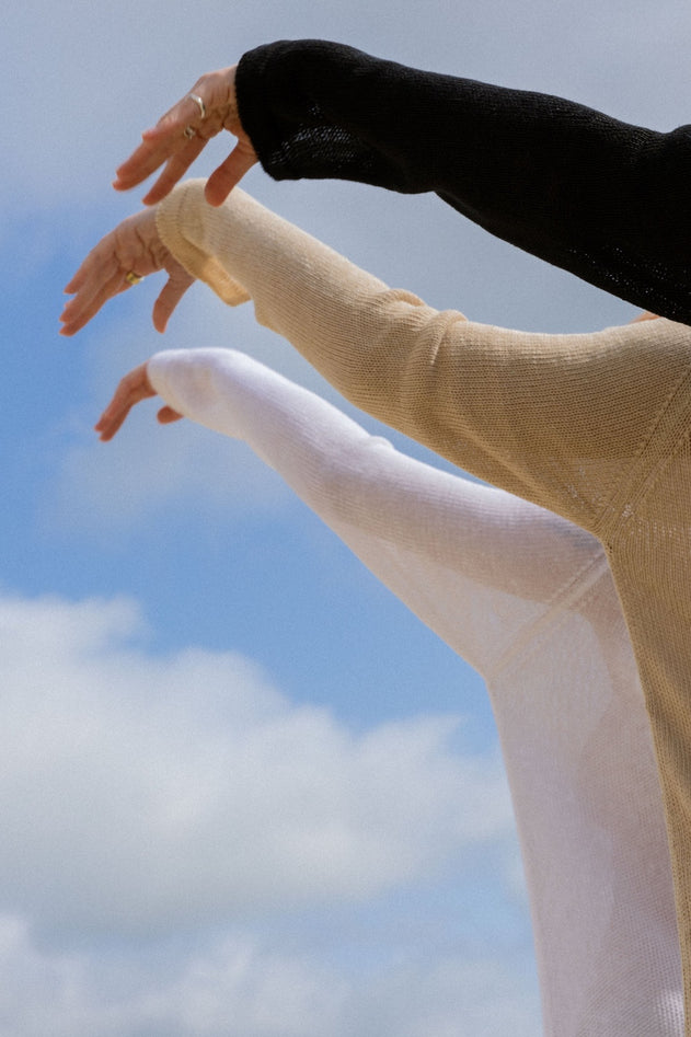 Mare Linen Long Dress White