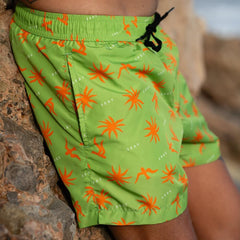 Swim Shorts Short Green Symbols