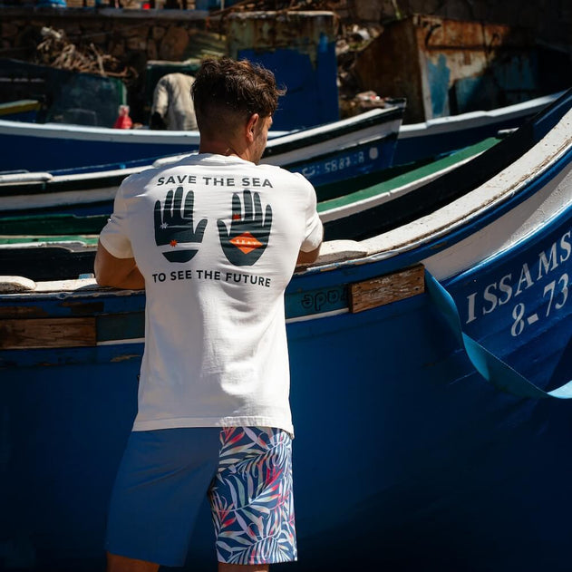 T-Shirt Save the Sea White
