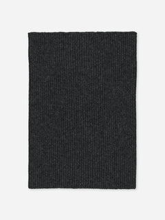 Ribbed Cashmere Snood Anthracite