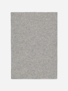 Ribbed Cashmere Snood Grey