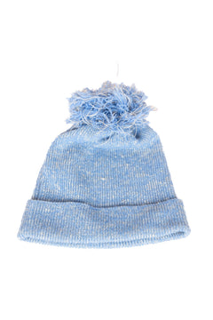 The Hemp Wool Bobble Beanie  Sky Blue