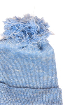 The Hemp Wool Bobble Beanie  Sky Blue